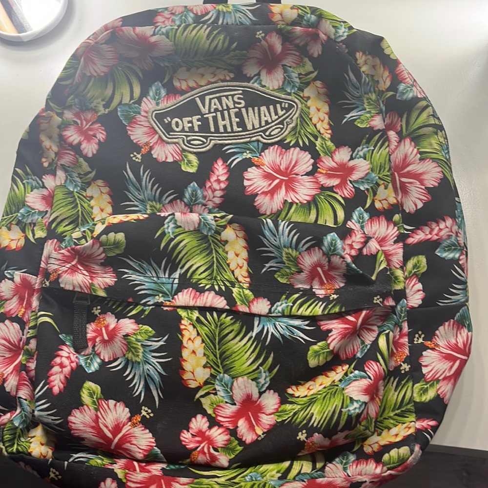Vans flowered backpack